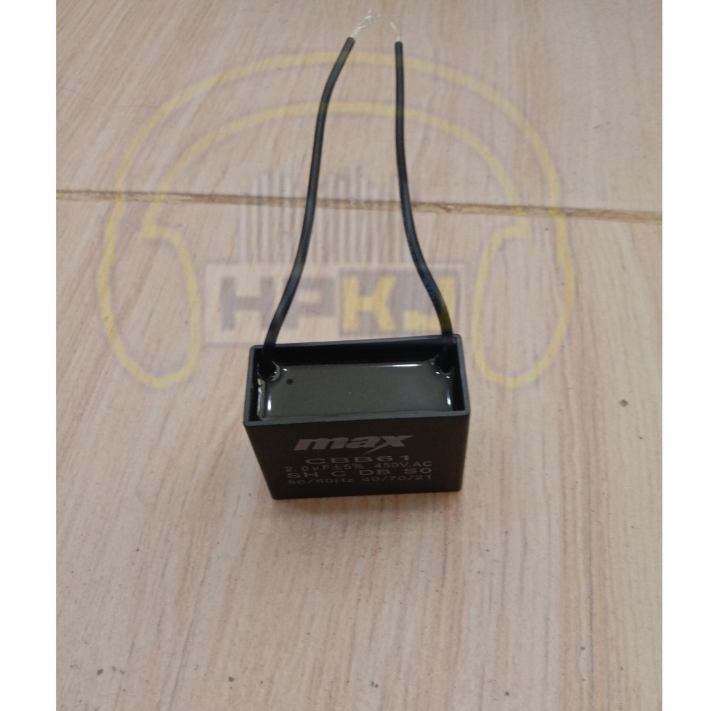 Jual CAPASITOR KAPASITOR KIPAS ANGIN 2.0 UF kapasitor kipas 2.0 mikro