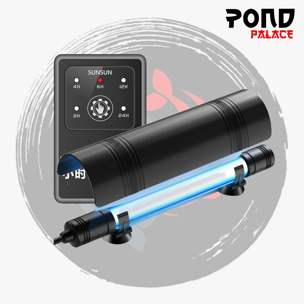 Lampu Ultraviolet Kolam Aquarium Sunsun 10W UVC Timer Submersible Lamp Shopee Indonesia