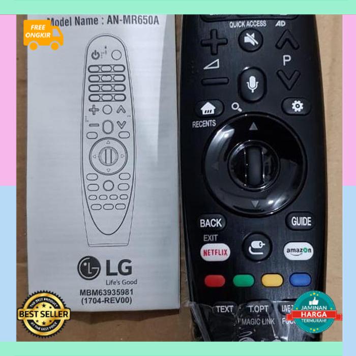 Jual Cod Original Magic Remote / Remot Smart Tv Lcd Led Lg An-Mr650Ba - An Mr650A Ori | Shopee Indonesia