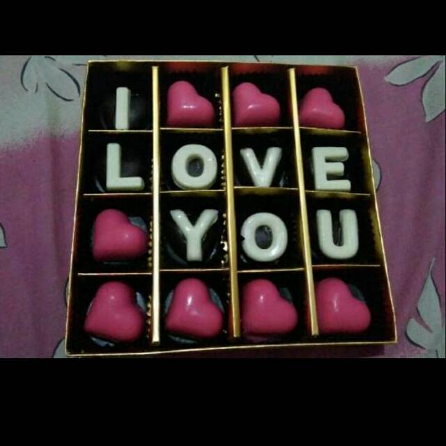 Jual Coklat Valentine 16 Sekat / Ultah / Hadiah / Anniv | Shopee Indonesia