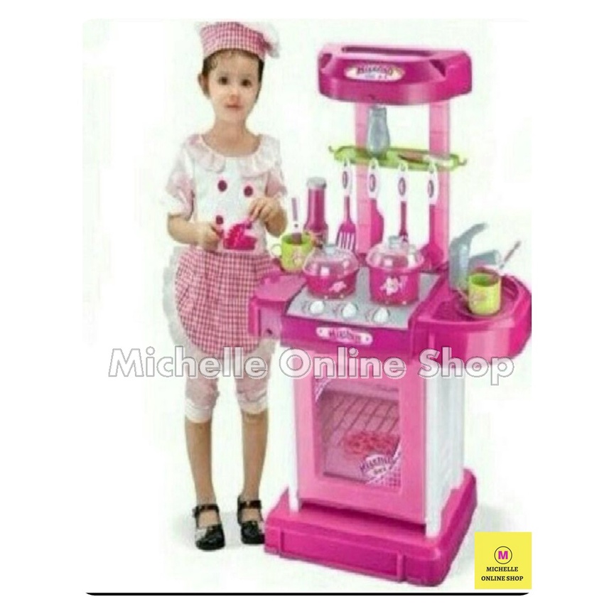Jual Mainan Masak Masakan Kitchen Set Koper Besar /Mainan Anak Perempuan Indonesia|Shopee Indonesia