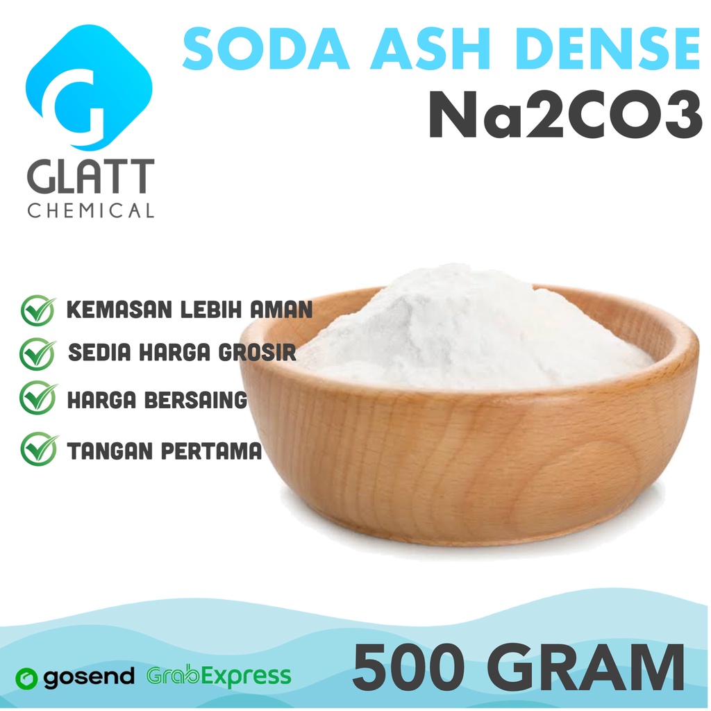 Jual Soda Ash Dense 500 gram USA Ansac Sodium Carbonat Shopee Indonesia