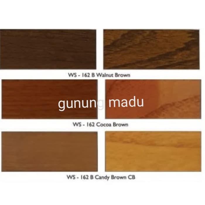 IMPRA WOOD STAIN WS-162B PROPAN WARNA KAYU COCOA CANDY WALNUT BROWN |  Shopee Indonesia