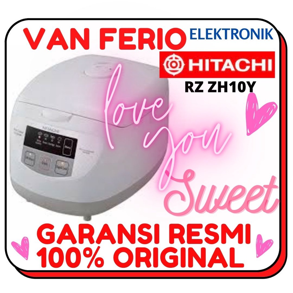 Jual Rice Cooker Hitachi RZZH10Y White RZZH10Y 1 L GARANSI RESMI Shopee Indonesia