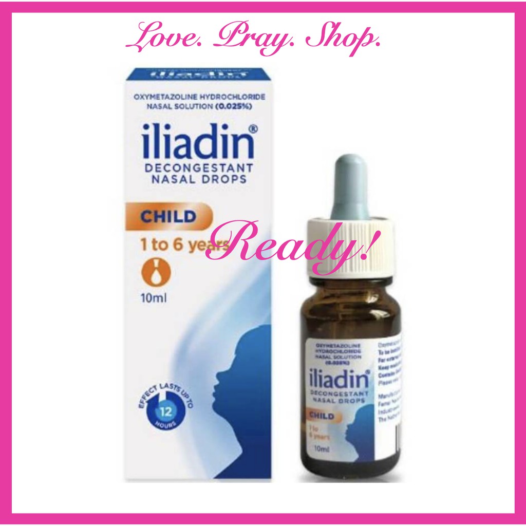 Jual Iliadin Decongestant Nasal Drops Child 1 To 6 Years Old 10Ml Indonesia|Shopee Indonesia