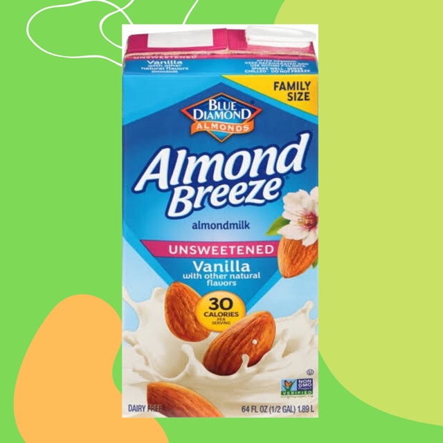 Jual Almond Breeze Susu Almond Unsweetened [tidak ditambahkan gula
