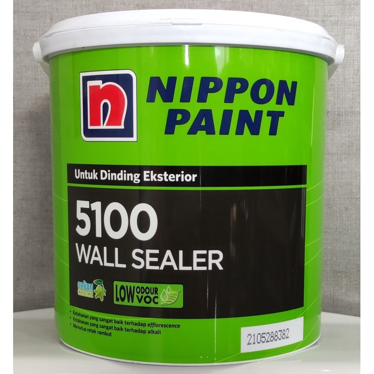 Jual Cat alkali exterior nippon paint 5100 wall sealer 2.5ltr Shopee