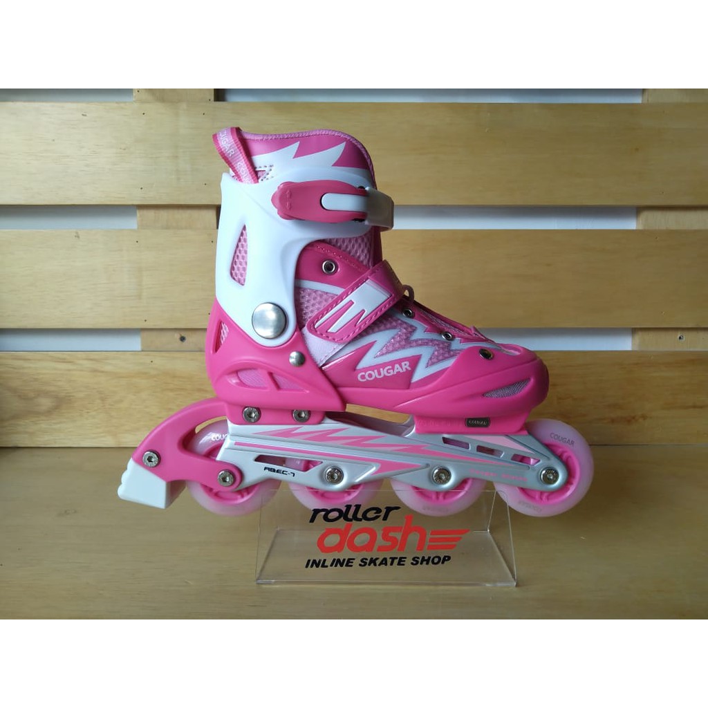 Sepatu Roda Anak Cougar MZS835L Lightning Pink Shopee Indonesia