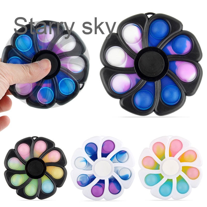 Jual Eight Leaf Flower Fidget Toys Pop It Fidget Toy Simple Dimple Fidget Toy Fidget Simple Dimple Toy Stress Reliever Toy Mini Sensory Toy Toddler Early Educational Brain Development Toy For Kids