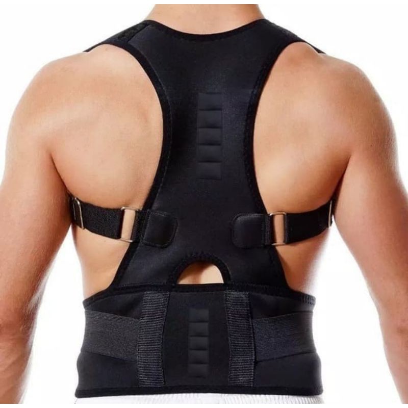 Jual Korset Penyangga Punggung Back Support Power Magnetic Posture Corrector | Shopee Indonesia