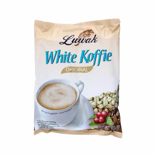 Jual Luwak white coffee 1 renteng 10 sachet / luwak white koffie / kopi