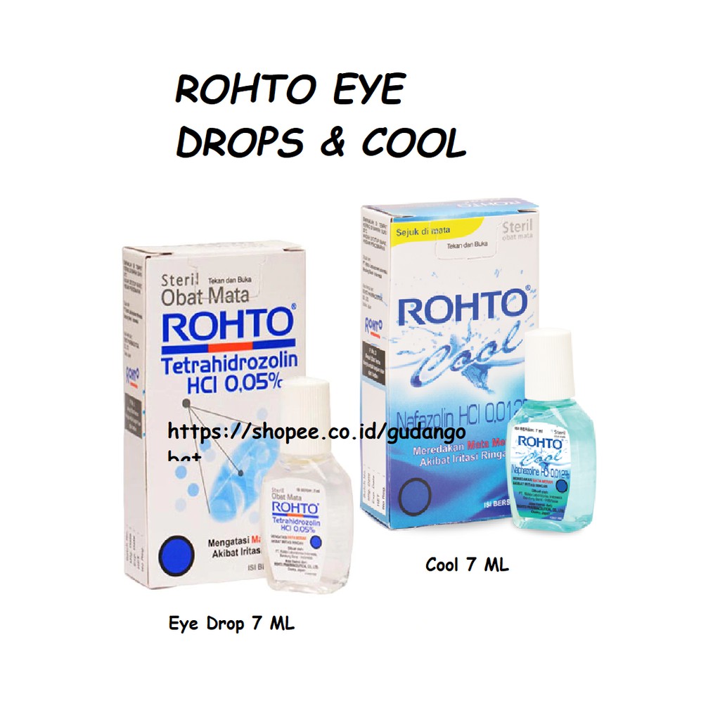 Jual Rohto Eye Drops 7 ML, Rohto Cool 7 ML Shopee Indonesia