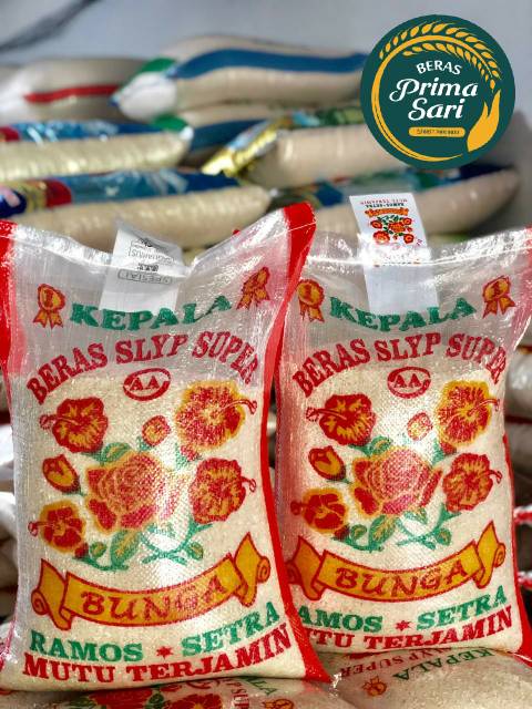 BERAS CAP BUNGA 20KG / 25KG / 50KG SETRA RAMOS | Shopee Indonesia