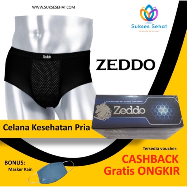 ZEDDO UNDERWEAR CELANA DALAM PRIA TERAPI KESEHATAN 1 pcs Shopee Indonesia