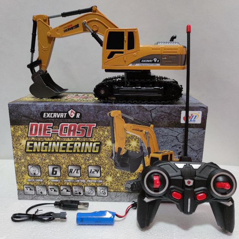 Jual Mainan EXCAVATOR Remote Control TRUCK BELCO beko ALAT BERAT Radio Control Belko Shopee