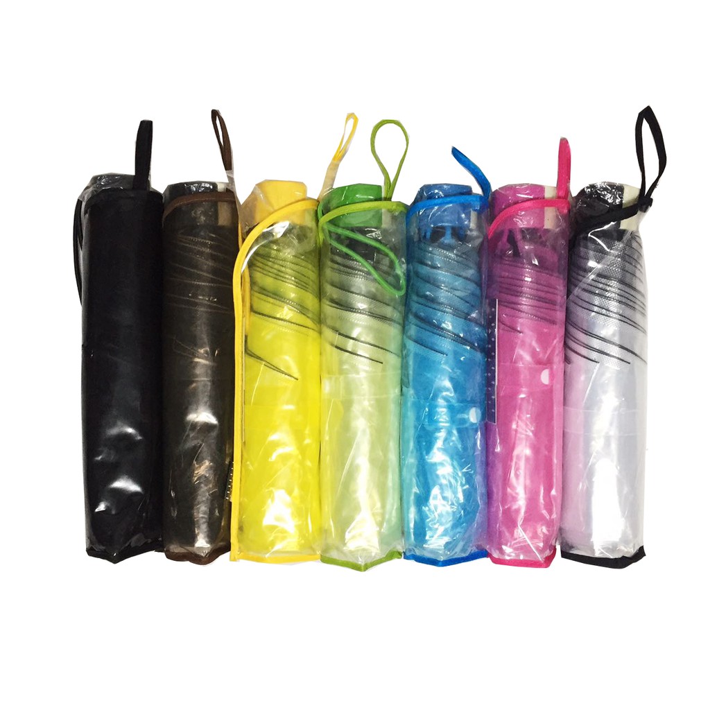 Payung lipat 3 transparan polos 3300 Shopee Indonesia