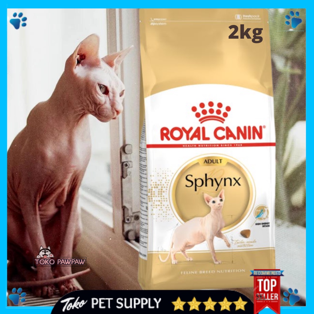 Jual ROYAL CANIN SPHYNX 2KG PAKAN KERING CAT FOOD DRY CATFOOD DRYFOOD