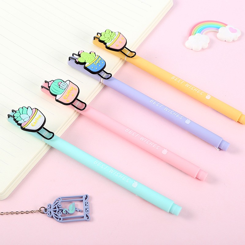 Potted Cactus Gel Ink Pen / Pulpen Unik / Pulpen Lucu / Pulpen Gel | Shopee  Indonesia