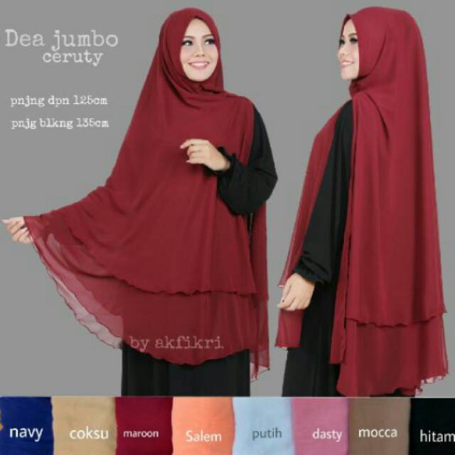 Jilbab Syari Terbaru Bahan Sifon
