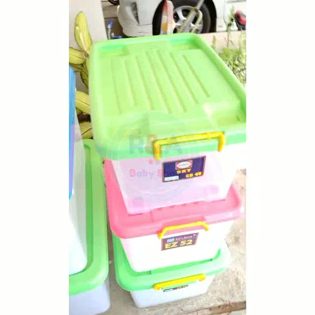70 L Container Kontener Kontainer Storage Box Tempat