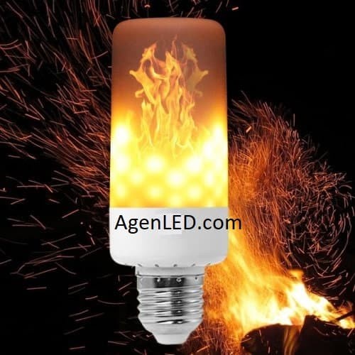 Jual Lampu Bohlam Efek Api 7W Led Flame Effect Bulb Cafe 7 W Watt E27 Obor | Shopee Indonesia