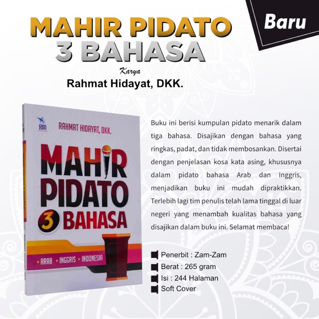 Kumpulan Teks Pidato 3 Bahasa Arab Inggris Jawa Kumpulan