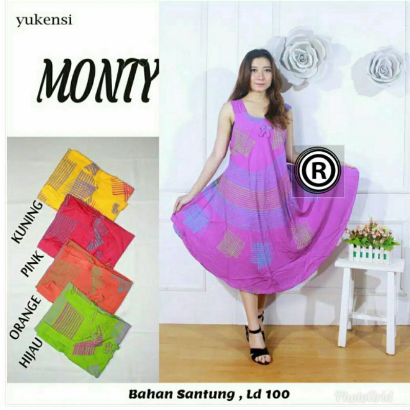 Daster yukensi jumbo nakita daster tanpa lengan murah