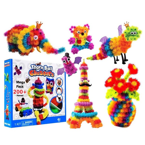 Jual Bunchem Thornball 200 Pcs Mainan Anak Edukasi Edukatif / Bunchems Indonesia|Shopee Indonesia