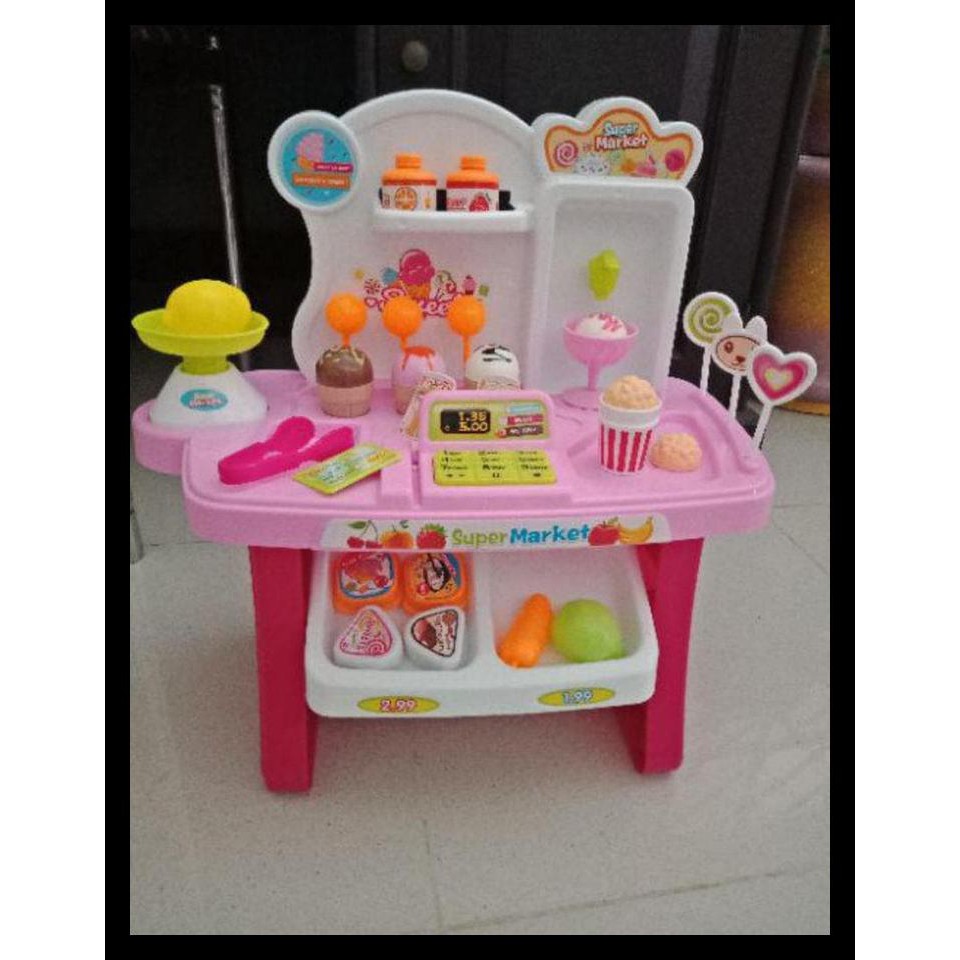 Jual 100% Asli Mainan Anak Perempuan / Laki Laki Supermarket Play Set Anak Kode 1408 Indonesia|Shopee Indonesia