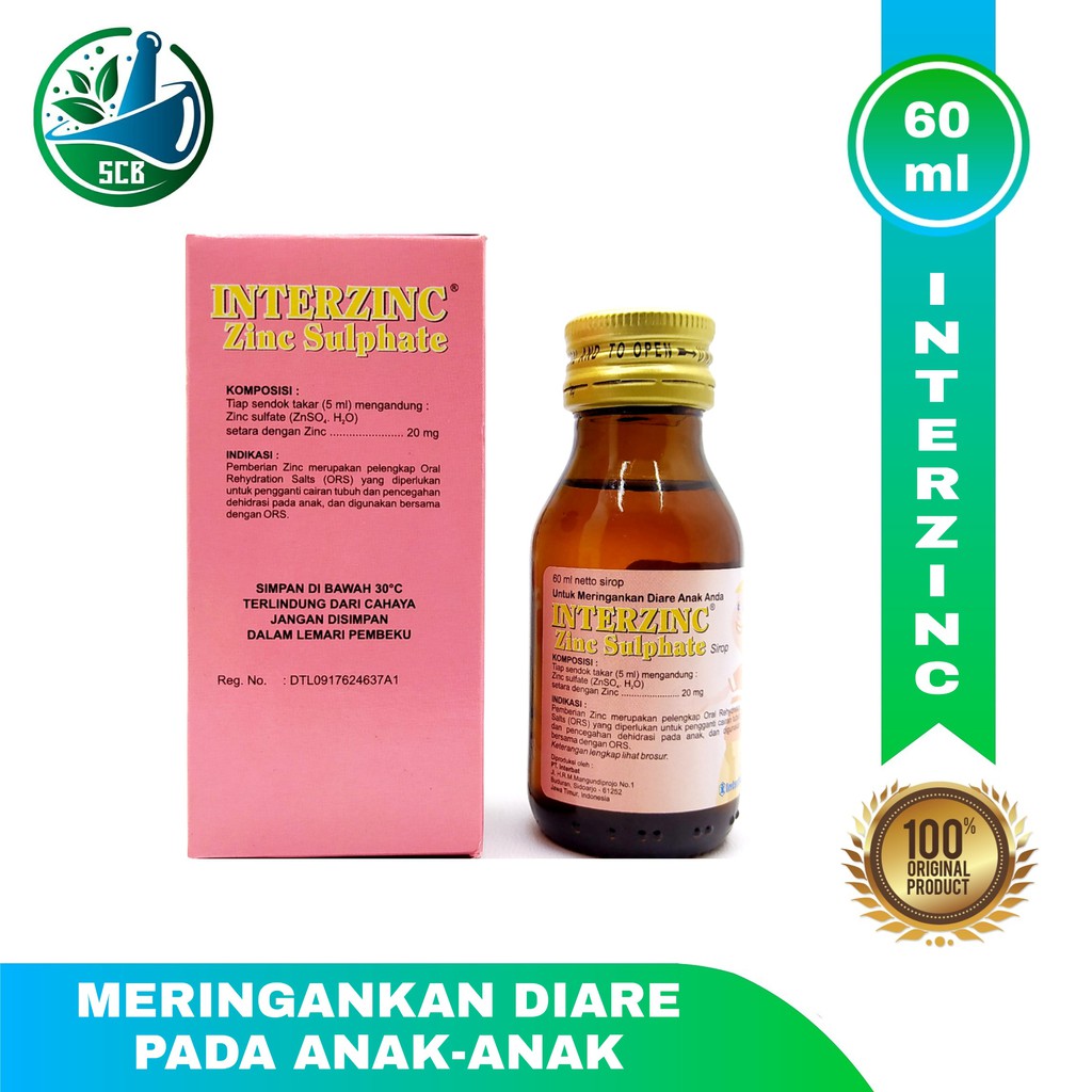Interzinc Sirup 60ml - Obat Diare Anak-Anak | Shopee Indonesia