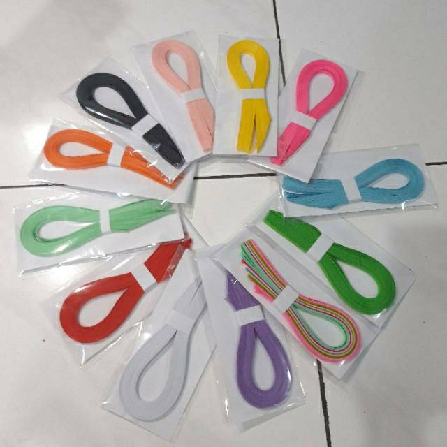 Jual Kertas Quilling / Paper quilling ukuran 0,5cm