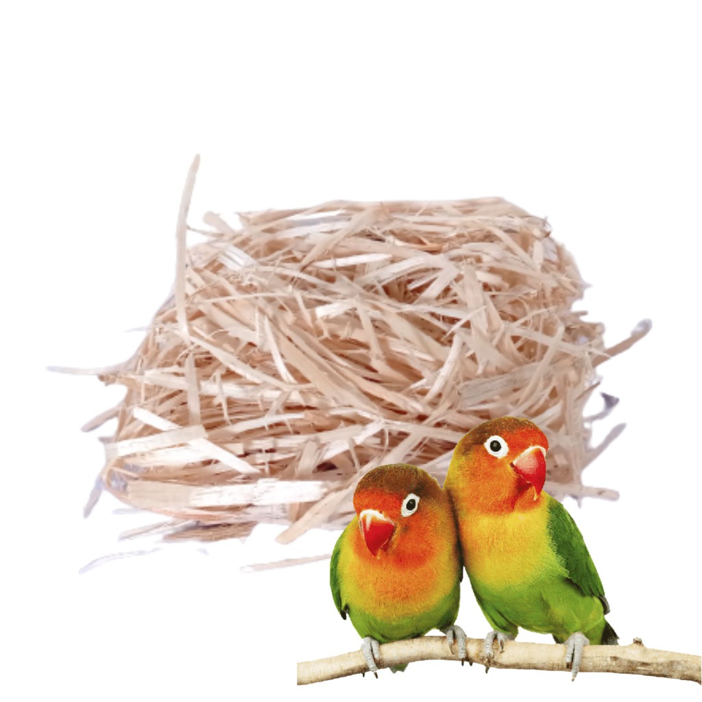 Jual SARANG BURUNG KENARI &amp; LOVEBIRD | SUSUH JERAMI | SERAT KAYU  Indonesia|Shopee Indonesia