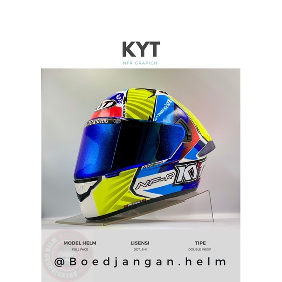 Jual HELM KYT NFR XAVI FORES 2021 SPESIAL EDITION KYT NFR FULL FACE