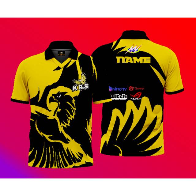 Baju gaming ff bahan jersey termurah berkualitas bisa