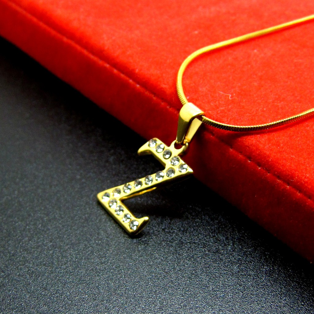 Model Kalung Emas Huruf Z Gambar Aksesoris