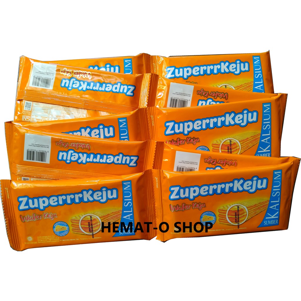 Jual Zuperrr Keju Dan Keju+Coklat Renceng @10 Pcs Original Halal Bpom | Shopee Indonesia
