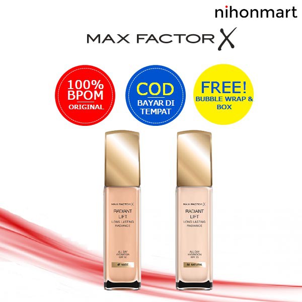 Jual Max Factor Radiant Lift Foundation 30Ml | Shopee Indonesia