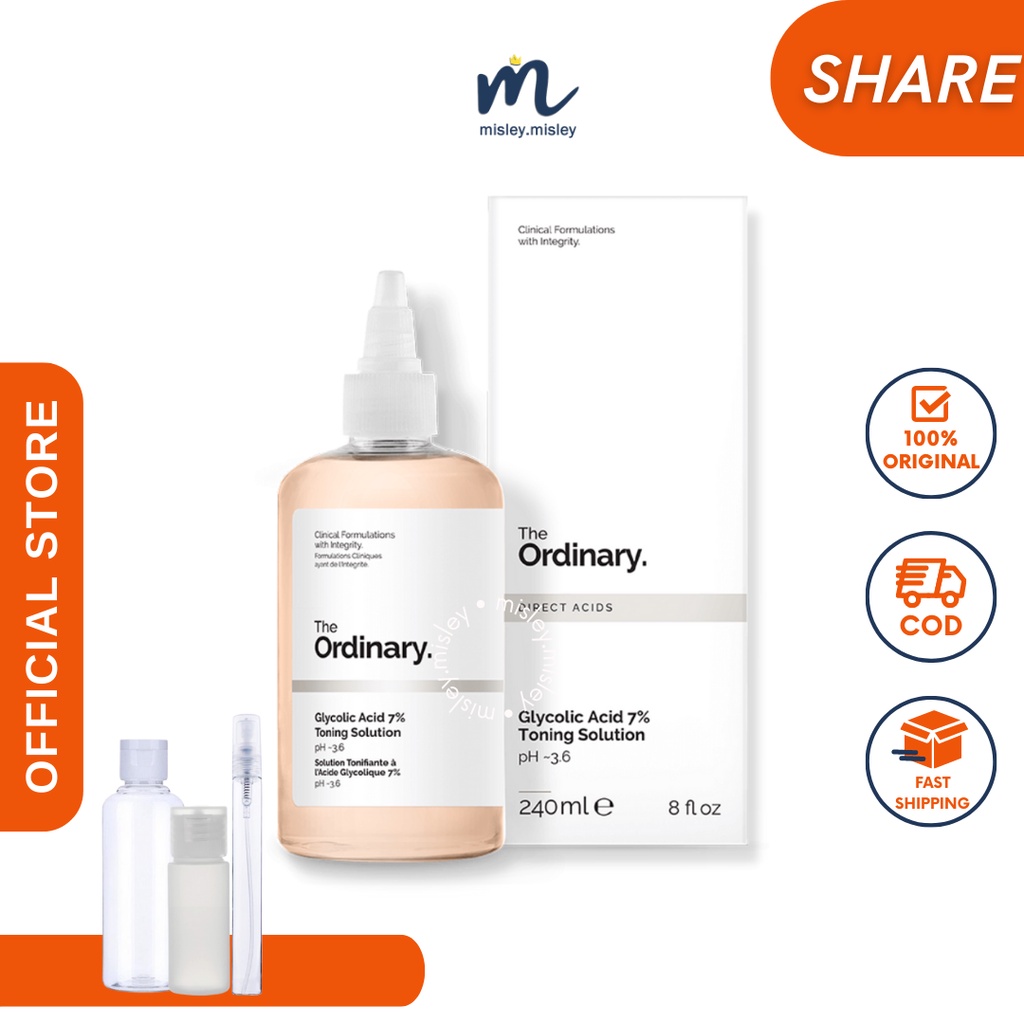 Jual [Share] The Ordinary Glycolic Acid 7% Toning Solution Original | Shopee Indonesia