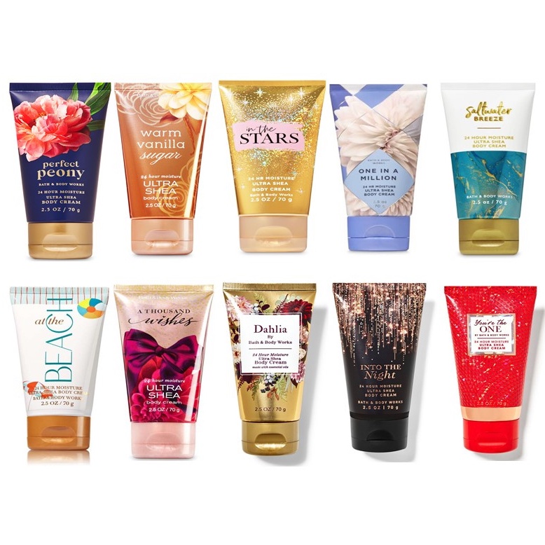 Jual BBW Bath and Body Works TRAVEL SIZE Body Cream All Variant 70gr
