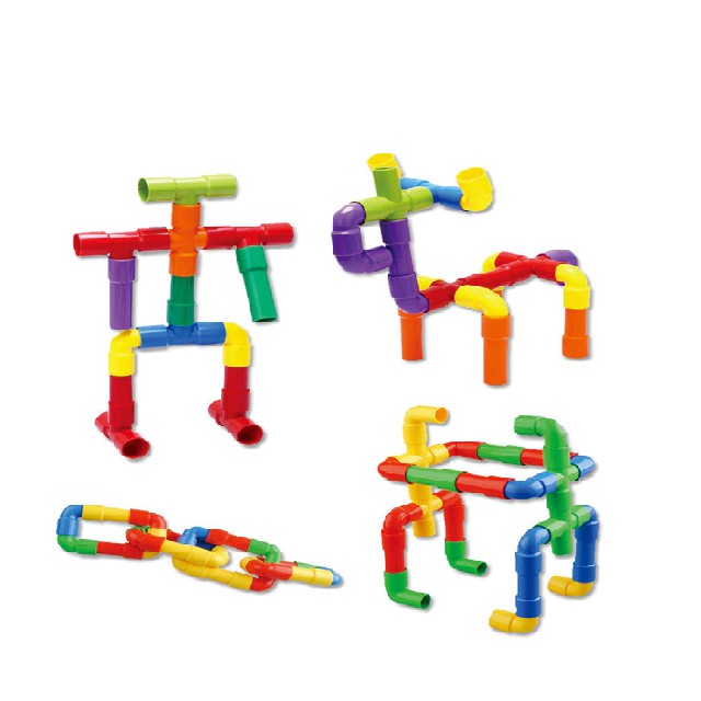 Jual Mainan Anak Block Brick Model Pipa Pipe Roda / Mainan Edukatif Indonesia|Shopee Indonesia