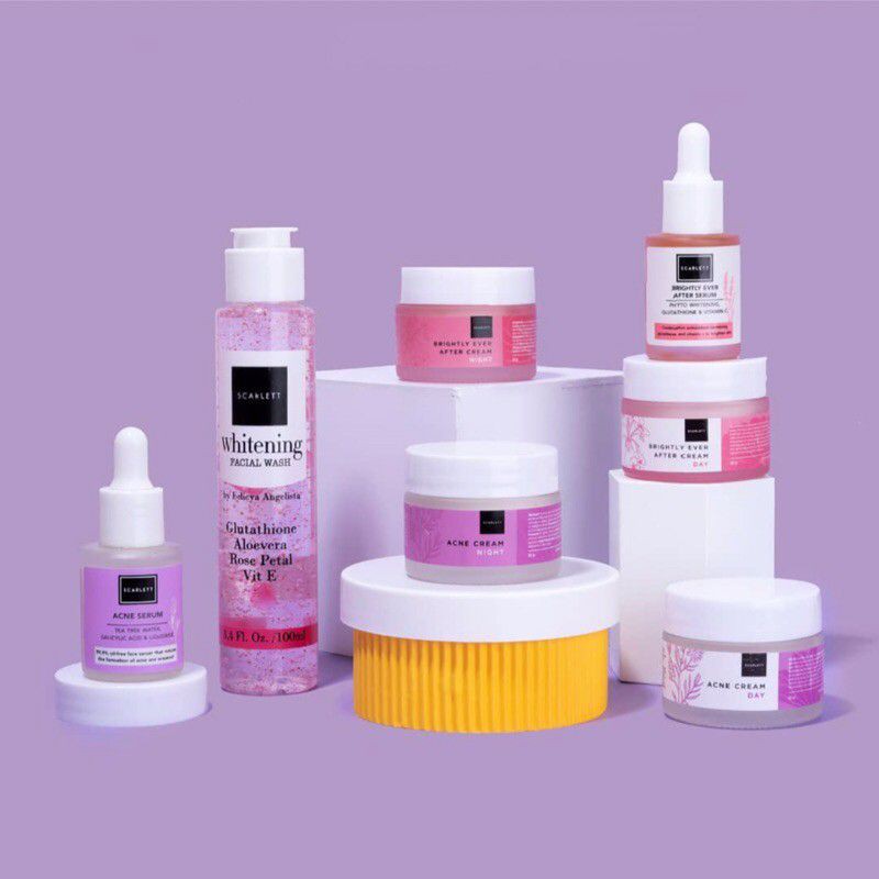 Jual Scarlett Perawatan Wajah Skincare Face Care Scarlett Paket Whitening By Felicya Angelista Original Indonesia|Shopee Indonesia