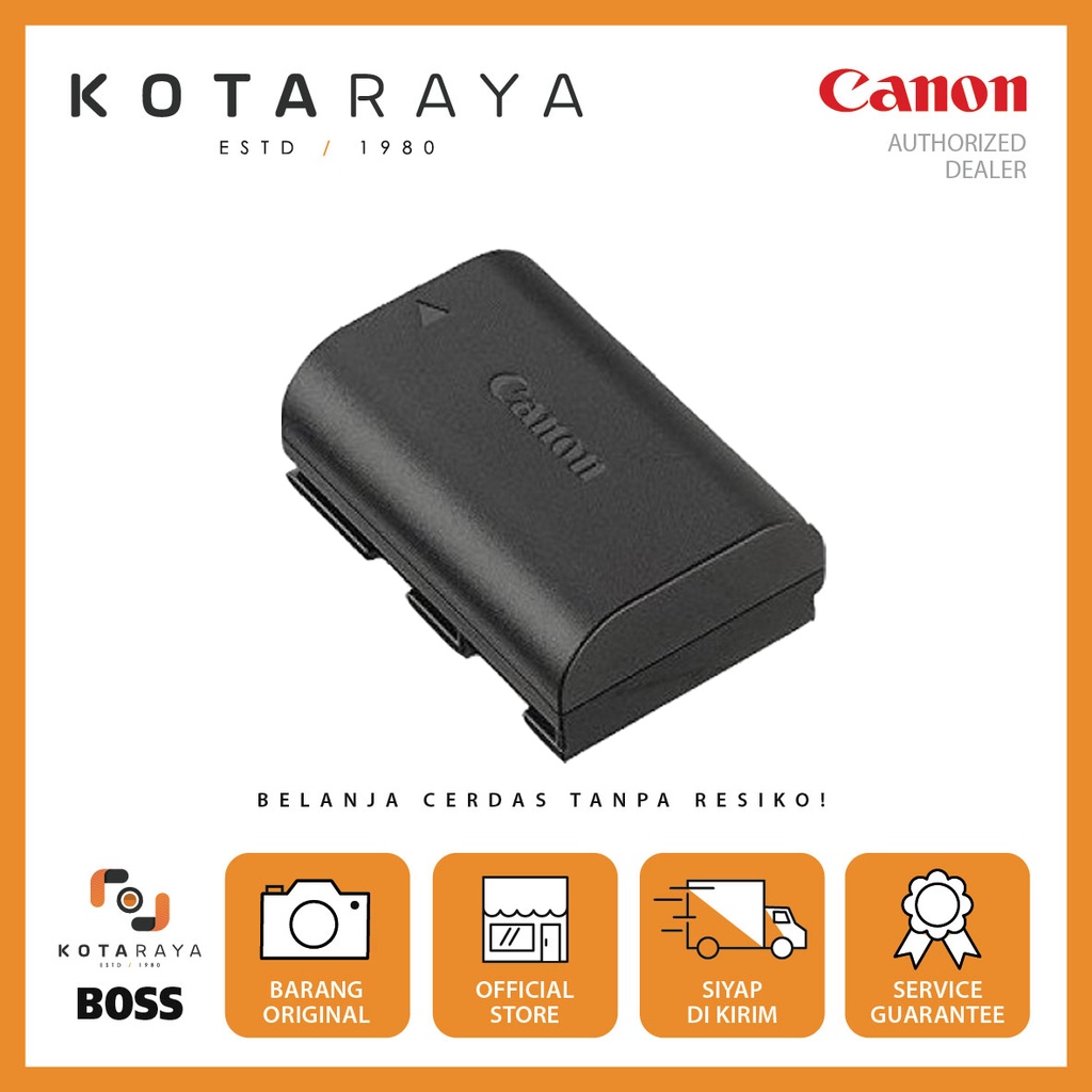 Jual Battery Canon LPE6N Rechargeable Lithium Original Shopee Indonesia