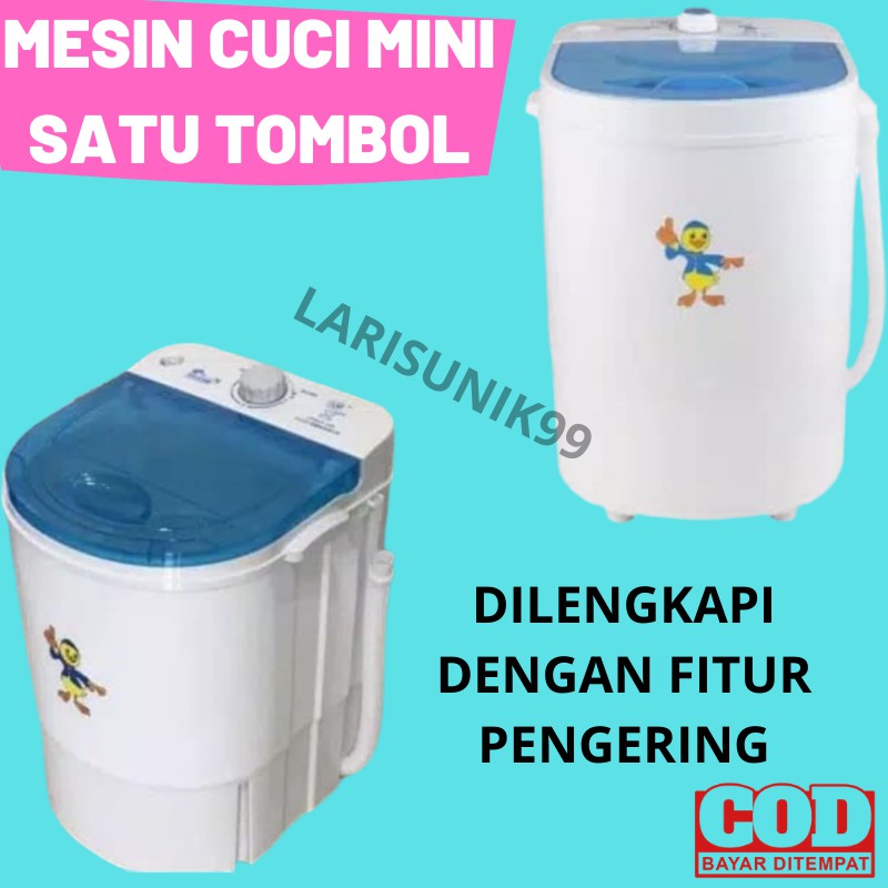 Mesin Cuci Mini Alat Elektronik Perabot Rumah Alat Cuci Baju Perlengkapan Rumah Tangga Shopee