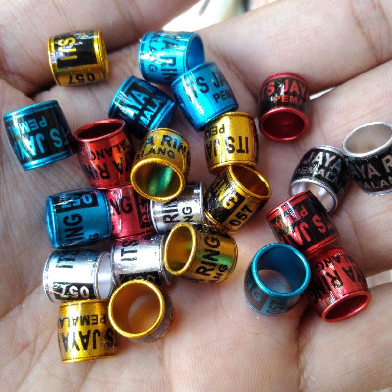 Jual Ring Merpati Custom | Ring Merpati Request Nama Sendiri | Ring Merpati Transparan | Shopee Indonesia