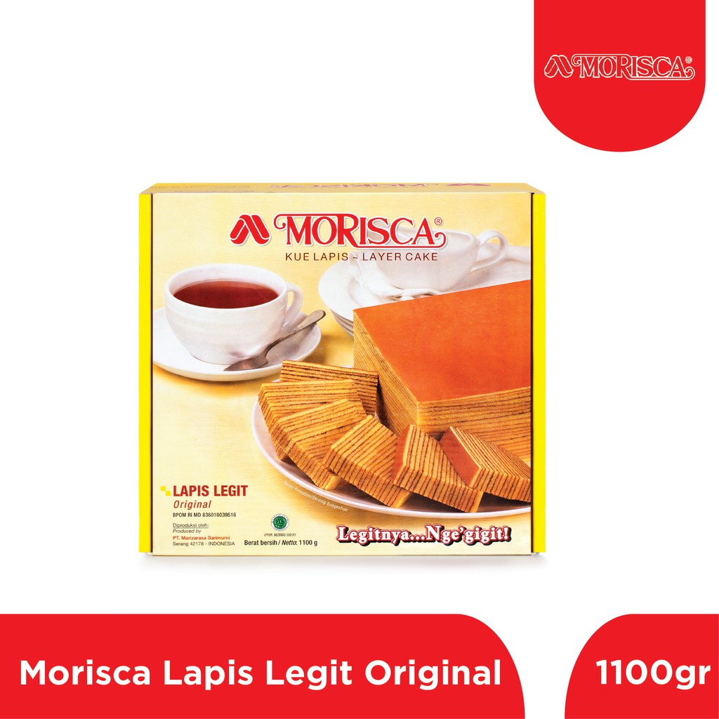 Morisca Lapis Legit Original 1100gr Shopee Indonesia