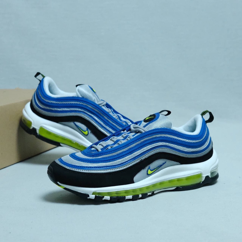 Jual Nike Air Max 97 Se Japan Og "Atlantic Blue / Voltage Yellow" | Shopee Indonesia