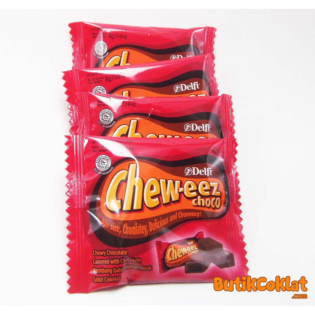 Jual Permen Coklat Delfi Cheweez 500 Gram | Cokelat Kiloan | Shopee Indonesia