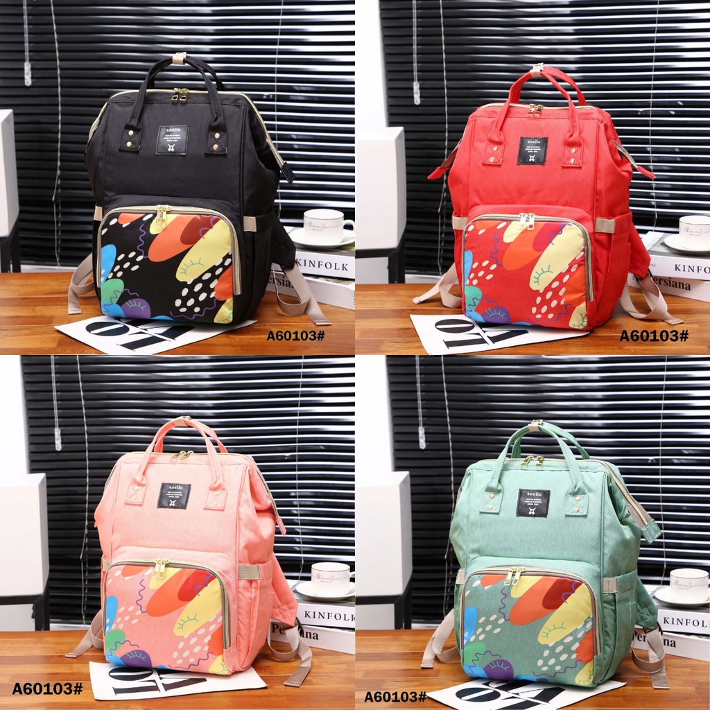 Jual Tas ANELLO Diapers Backpack A60103 Shopee Indonesia
