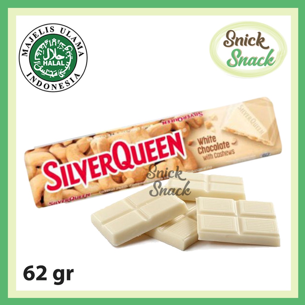 Jual Silver Queen White Chocolate 62 Gr Coklat Putih Silverqueen | Shopee Indonesia