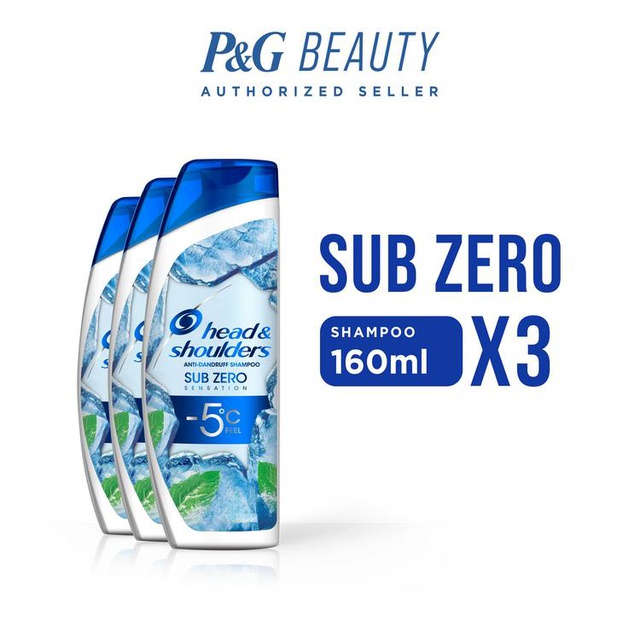 Jual Head & Shoulders Sub Zero 3 x 160 mL Shopee Indonesia
